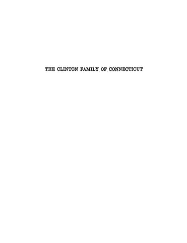 Clinton Family of Connecticut 1915