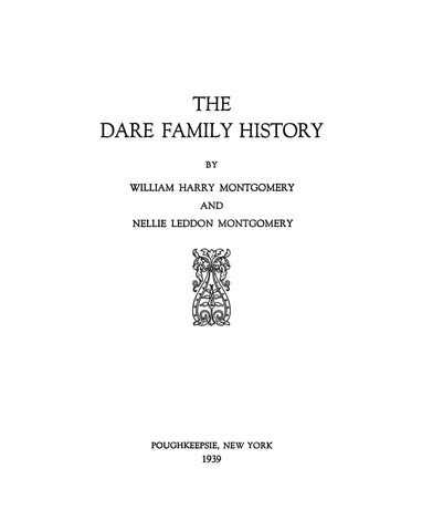 Dare Family History 1939