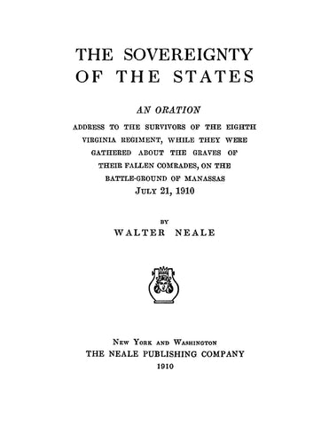 8th INFANTRY, VA: The Sovereignty of the States (Softcover)