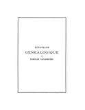 CANADA: DICTIONNAIRE GENEALOGIQUE DES FAMILLES CANADIENNES.
