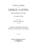 CLINTON: Public Papers of George Clinton, First Governor of New York (Hardcover)