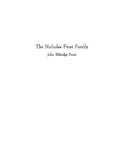 FROST: The Nicholas Frost family, including supplement 1943