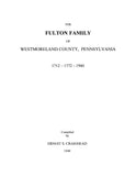 FULTON Family of Westmoreland County, PA 1940