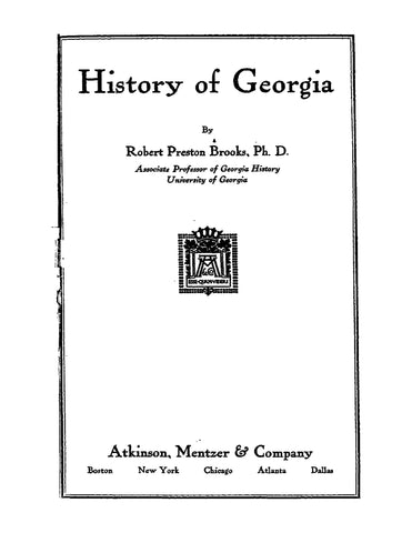 GEORGIA: History of Georgia