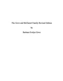 GOVE: The Gove and McDaniel Family, Revised Edition