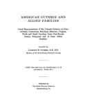 GUTHRIE: American Guthrie and allied families 1933