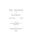 GOODWIN: The Goodwins of Kittery, York County, Maine 1898