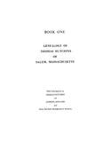 HUTCHINS: Genealogy of Thomas Hutchins of Salem, MA, with a history of allied families