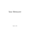 LEAS Genealogy (Second Edition) 1950