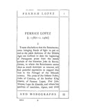 LOPEZ: Fernam Lopez (Softcover) 1921
