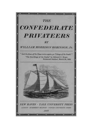 CIVIL WAR: The Confederate Privateers