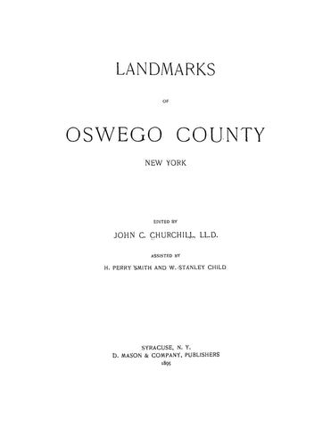 OSWEGO, NY: Landmarks of Oswego County, New York (Hardcover)