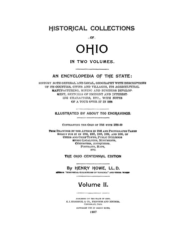 ENCYCLOPEDIA, OH: Historical Collections of Ohio, An Encyclopedia of the State, Volume 2 (Hardcover)