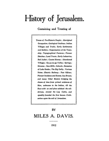 JERUSALEM: History of Jerusalem (Softcover)