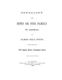 FITZ: Genealogy of the Fitts or Fitz family in America 1869