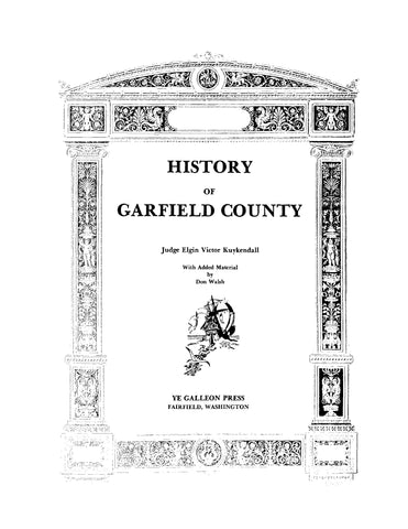 GARFIELD, WA: History of Garfield County (Softcover)