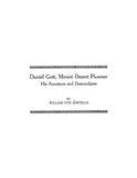 GOTT: Daniel Gott,  Mount Desert pioneer, his ancestors and descendants. nd