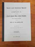 11th Infantry ME - ROSTER OF STATISTICAL RECORD OF COMPANY D OF THE ELEVENTH REGIMENT MAINE INFANTRY VOLUNTEERS. (Softcover)