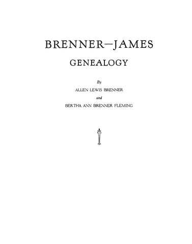 BRENNER - JAMES Genealogy
