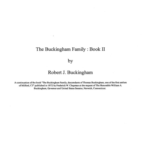 Buckingham Family, Book II 1999