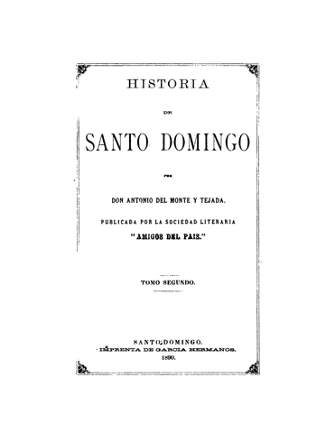 DOMINICA: Historia de Santo Domingo Tomo 2