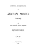 MOORE: Ancestors and Descendants of Andrew Moore, 1612-1897