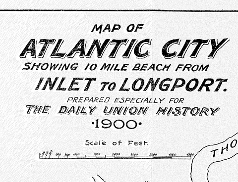 MAP: Atlantic City, New Jersey