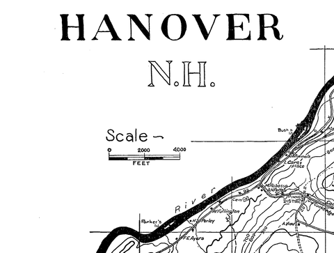 MAP: Hanover, New Hampshire