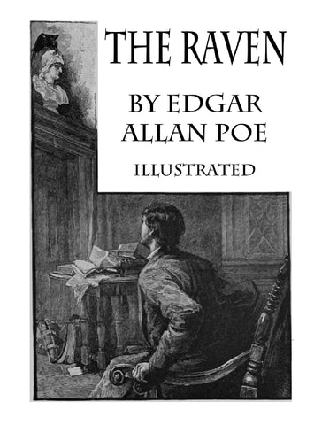 POE: The Raven by Edgar Allan Poe. Illustrated.  (1884) - Softcover