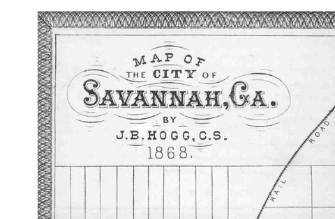MAP: Savannah, Georgia