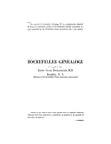 ROCKEFELLER Genealogy