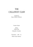 Callaway Clan [of Virginia, Georgia, Tennessee] 1948