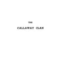 Callaway Clan [of Virginia, Georgia, Tennessee] 1948