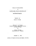 CHADWICK: Notes on Descendants of John and Joan Chadwick & Related Families 1966
