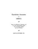 CHAMBERLAIN: The Chamberlain Association of America 1905