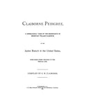 CLAIBORNE Pedigree; a genealogical table of the descendants of Secretary William Claiborne of the junior branch of the US