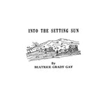 COLEMAN, TX: "INTO THE SETTING SUN:" History of Coleman County 1936