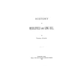 MIDDLEFIELD, CT:  HISTORY OF MIDDLEFIELD & LONG HILL. (Softcover)