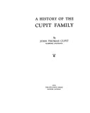 CUPIT: History of the Cupit family 1954