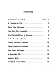 CAMPBELL: The Campbell Family Magazine; Volume I, No 1-4; Volume II, No 1.  1916
