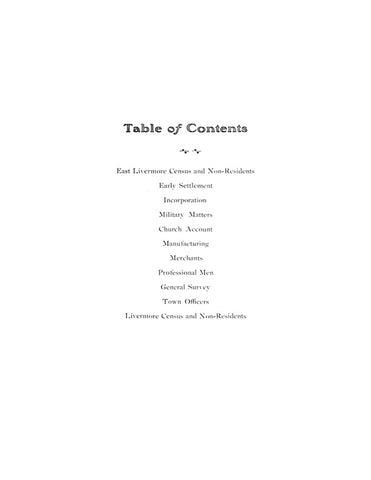 EAST LIVERMORE, ME:  EAST LIVERMORE & LIVERMORE REGISTER, 1903-4 [Town histories & directories]. (Softcover)