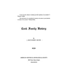 Cook Family history