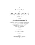 DELAWARE, IA:  HISTORY OF DELAWARE COUNTY, Containing a History of the County, its Cities, Towns, Biographical Sketches of Citizens; etc. (Hardcover)