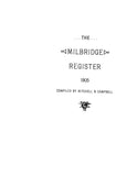 MILBRIDGE, ME:  THE MILBRIDGE REGISTER, 1905 [Town History & Directory]. (Softcover)