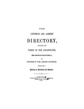 LEWISTON, ME: THE LEWISTON AND AUBURN DIRECTORY 1864