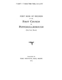 PEPPERRELLBOROUGH, ME: FIRST BOOK OF RECORDS of the First Church in Pepperrellborough [now Saco, Maine.] (Softcover)