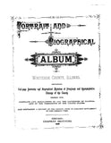 WHITESIDE, IL:  PORTRAIT AND BIOGRAPHICAL ALBUM OF WHITESIDE COUNTY  (Hardcover)