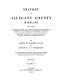 ALLEGANY, MD: HISTORY OF ALLEGANY COUNTY. (Hardcover)
