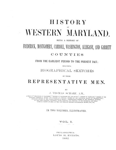 WESTERN MD:  HISTORY OF WESTERN MARYLAND ...