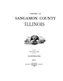 SANGAMON, IL:  HISTORY OF SANGAMON COUNTY